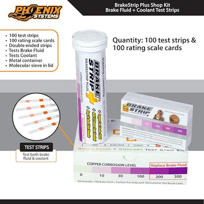 Phoenix Systems BrakeStrip Plus Service Center Kit. Double Ended Brake Fluid - Image 2