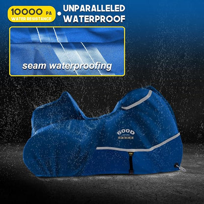 Rosefray Trike Cover, Motorcycle Cover Heavy Duty 600D Waterproof - Image 3