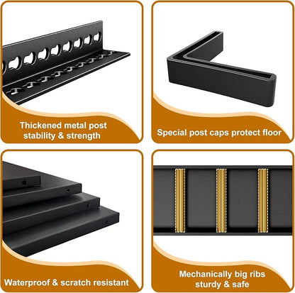 40" W Garage Shelving Heavy Duty，2000LBS Loads Adjustable Garage Storage Shelves - Image 4
