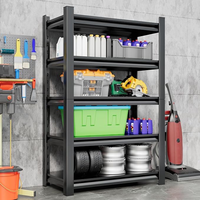 Metal Garage Shelving Unit, 15.7"D x 40"W x 78"H Steel Shelving, 3000 lbs - Image 2
