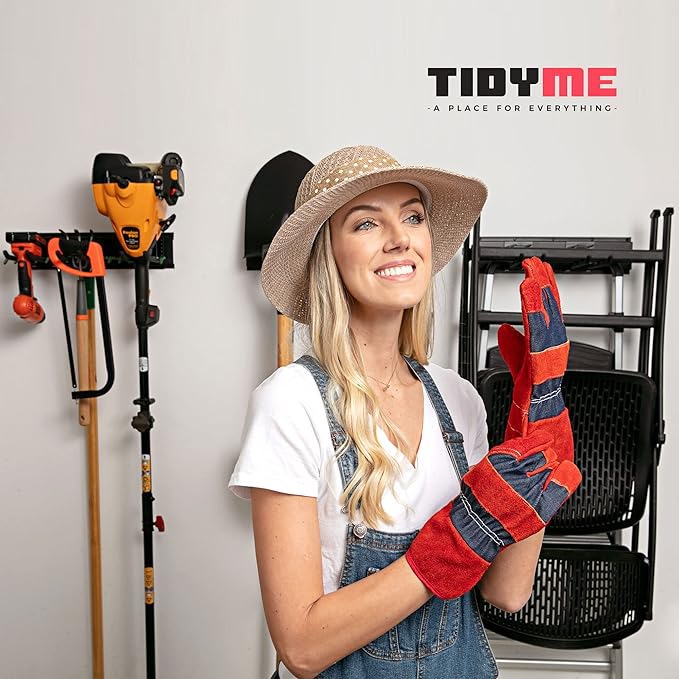 Garage Wall Organizer | 48" Heavy-Duty Tool Storage Rack | Adjustable - Image 6