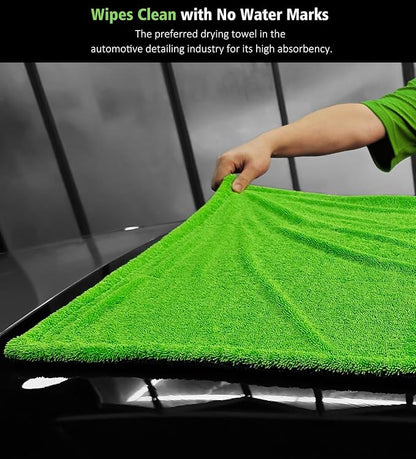 28" x 36" Car Drying Towel Extra Large, 1400 GSM Double Sided High Absorbent - Image 3