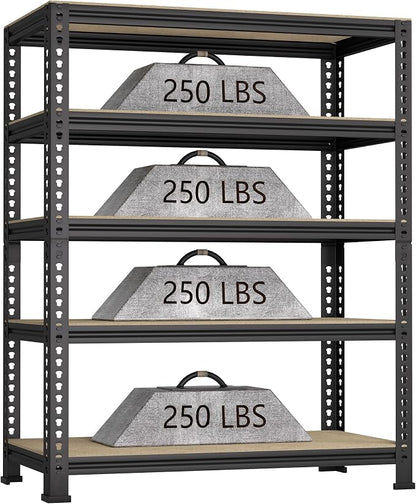 5-Shelf Heavy Duty Shelving by BuxWellBang