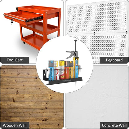 UNITEDPOWER Caulking Gun Holder, Wall Mount Hand Caulking Gun Storage Rack - Image 7