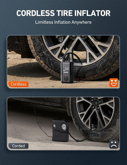 AstroAI Tire Inflator Portable Air Compressor Cordless Ultra-Lightweight Car - Image 7