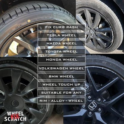 Silver Rim Touch Up Paint, Car Wheel Scratch Repair, Wheel Touch Up Paint Pen - Image 4