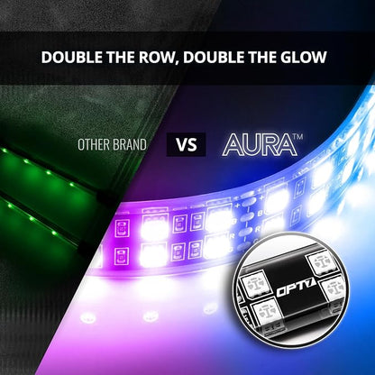OPT7 Aura DreamColor RGB-IC Car Interior Ambient Light, Color Chasing Light Kit - Image 3