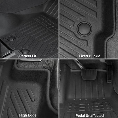 Floor Mats Set for 2022-2025 Jeep Grand Cherokee Accessories, Full Coverage All - Image 5