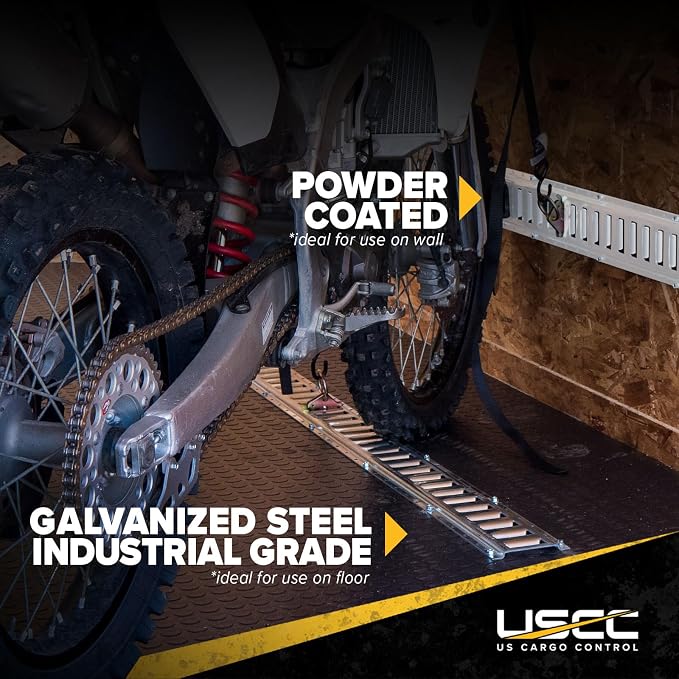 US Cargo Control Horizontal E Track, 5 Foot Length Cargo E Track, Galvanized - Image 5