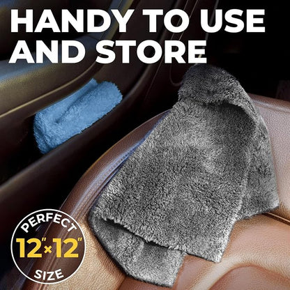 Edgeless Microfiber Towels for Cars – 6pk - Image 7