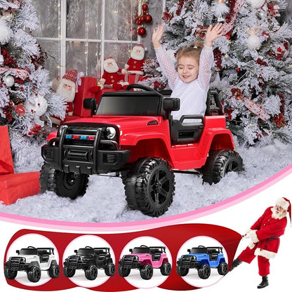 JOYMOR Ride on Truck with Remote Control, 4 Wheels 12V Battery Powered Kids Car - Image 7
