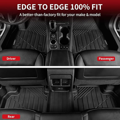 LASFIT Floor Mats for Cadillac XT4 2019-2025, All Weather TPE Custom Fit - Image 2