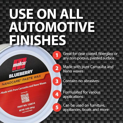 Malco Nano Care Blueberry Paste Wax - Image 4