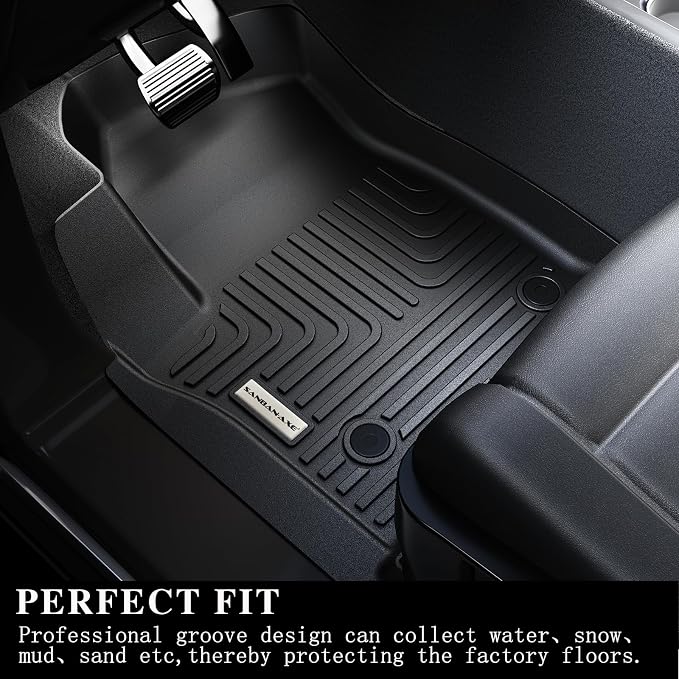 Floor Mats & Trunk Mat for Chevrolet Tahoe 2021-2024 2025-2nd Row Bench Seat - Image 3