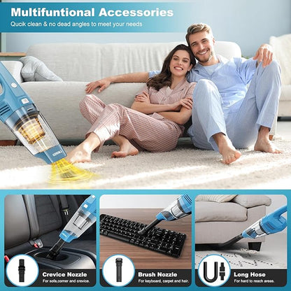 Handheld Vacuum Cordless, 14500PA Powerful Suction Hand Held Vacuum Cleaner - Image 3