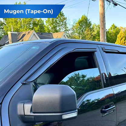 KPY Window Visor Rain Guard for 2008-2014 Mercedes-Benz C-Class Sedan, Tape-On - Image 3