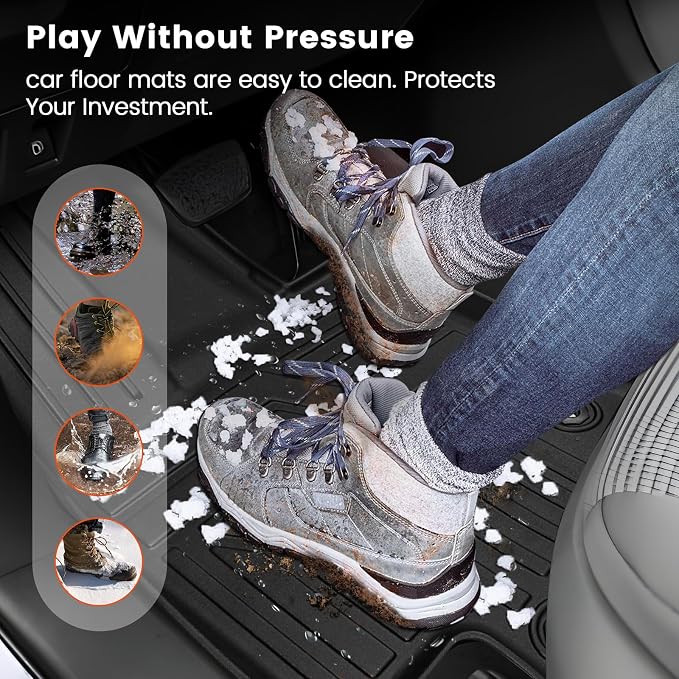 KMF Custom Fit Floor Mats for BMW X3 2025 M50/30 xDrive Accessories, All - Image 7