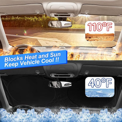 for Honda Fit 2024 Windshield Sun Shade Foldable Sunshade-for Honda Fit - Image 5