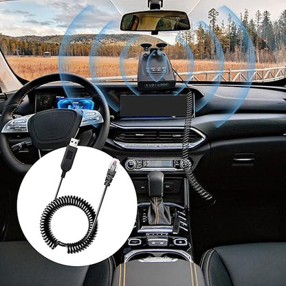 USB to RJ11 Plug Radar Detector Power Cable, USB 5V-12V Power Cable Compatible - Image 7