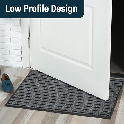 LotFancy 30" x 17" Set of 2 Front Door Mat - Image 7