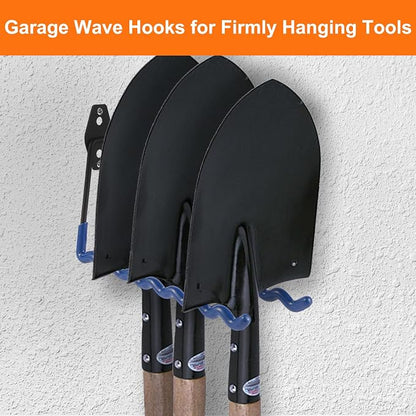 Wall Mounted Garage Hooks Tool Organizer, 12.4 Inch Garage Storage Hook Heavy - Image 5
