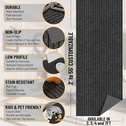 Ottomanson Mud Mat 2' x 2' Entryway Rug - Image 3