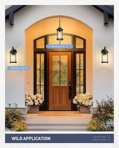 kudos Dusk to Dawn Outdoor Lighting, 12.5 inch Porch Lights Outdoor, Anti-Rust - Image 7