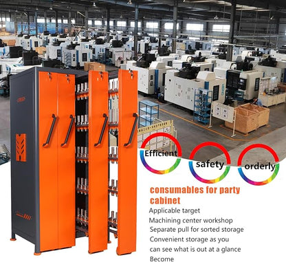 CNC Tool Holder Vertical Drawer Cabinet, Large Capacity CNC Tool Storage Cabinet - Image 7