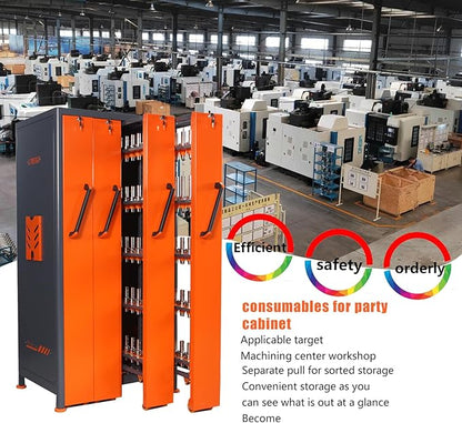 BT50 Vertical Drawer Cabinet, Large Capacity CNC Tool Storage Cabinet, Tool - Image 7