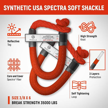 MiolleGear Kinetic Recovery Rope 1" x30' - Image 4