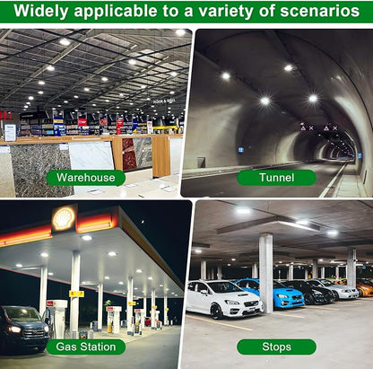 OSTEK LED Garage Light 30W/40W/60W LED Carport Canopy Lights 5000K 90-277V IP65 - Image 6