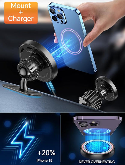 Kaistyle for MagSafe Car Mount Charger【Stronger Magnets】 iPhone Magnetic - Image 8