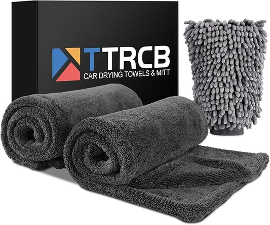 2 Pack Car Drying Towel, Microfiber Towels by TTRCB