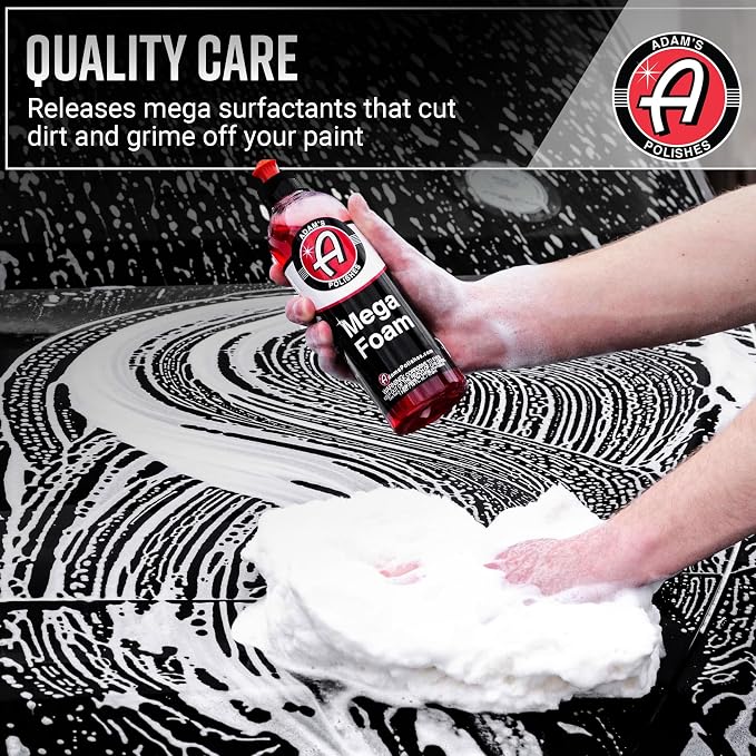 Adam’s Mega Foam Car Wash Soap – pH Neutral, Ultra Concentrated - Image 7