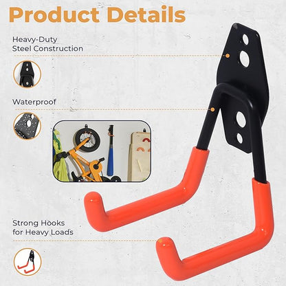 28 Pack Steel Heavy Duty Garage Hooks Storage Hooks - Image 3