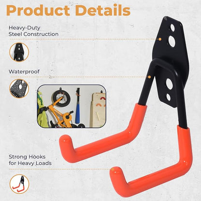 16 Pack Steel Heavy Duty Garage Hooks Storage Hooks - Image 5