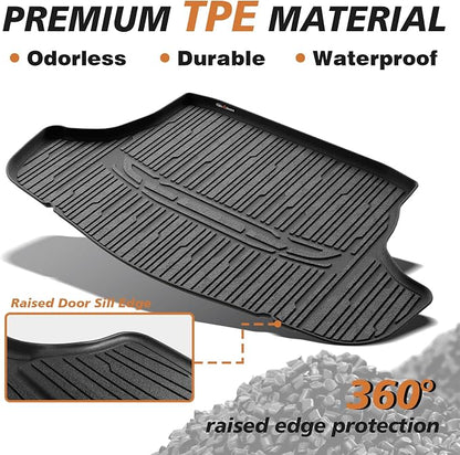 TripleAliner Trunk Floor Mat All Weather Liners Compatible - Image 4