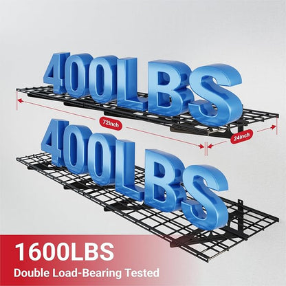 FLEXIMOUNTS 2-Pack 2x6ft Garage Shelving - Image 2