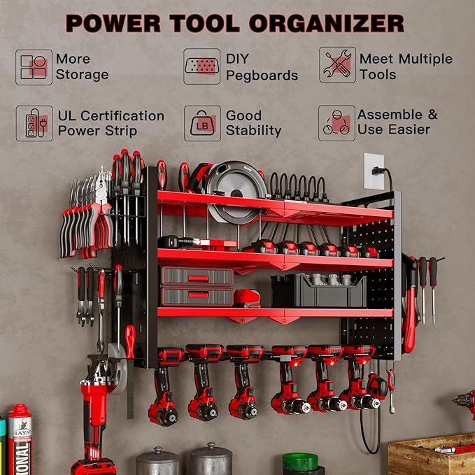 Power Tool Organizer Wall Mount - Image 4