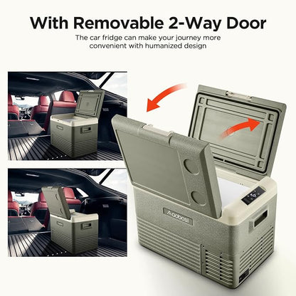 AAOBOSI 12 Volt Car Refrigerator 32 Quart RV Portable Refrigerator Freezer Car - Image 8