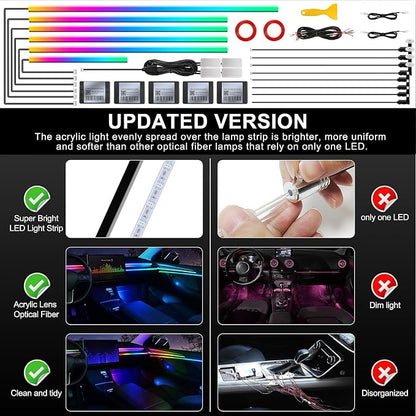 Dream+Color Acrylic Interior Car LED Strip Light - Image 5