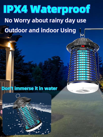 Bug Zapper Outdoor Indoor, 4200V Electric Mosquito Zapper Outdoor - Image 8