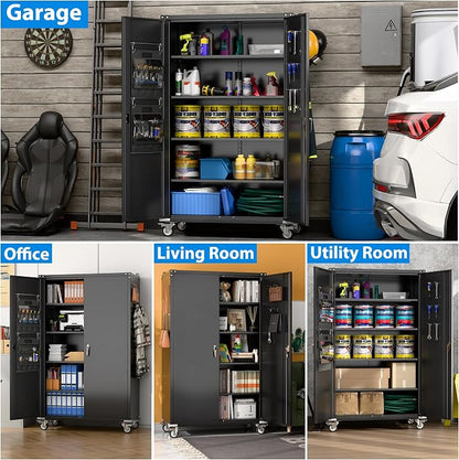 2025 Upgraded Wide & Deep Garage Storage Cabinet - Image 6