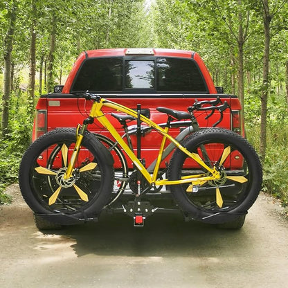 FORWODE 2" Hitch Mount Bike Rack Fits 2 X 80 lbs Bicycle, Platform Bike Rack - Image 6