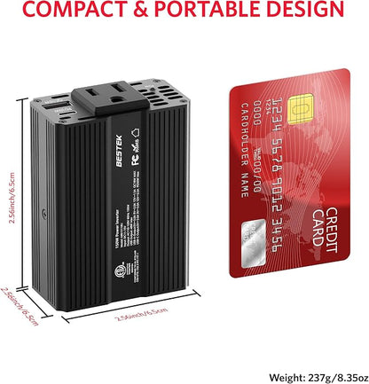 BESTEK 150W Car Power Inverter, DC 12V to 110V AC Converter PD 30W QC 3.0 18W - Image 8
