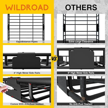 WILDROAD Car Roof Cargo Carrier Combo - Image 5