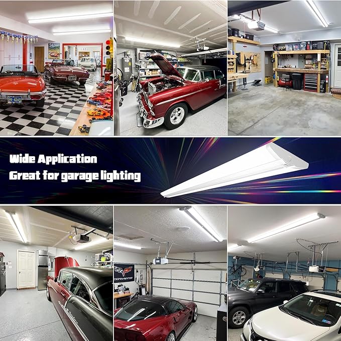 ANTLUX 8FT LED Shop Light, Ultra Slim LED Wraparound 110W, Commercial 8 Foot - Image 4