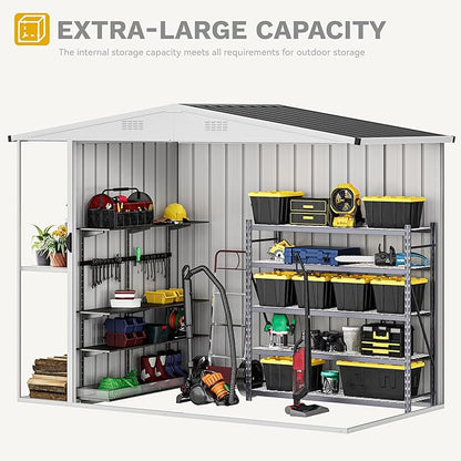 DWVO Outdoor Storage Shed 8x4FT - Image 8