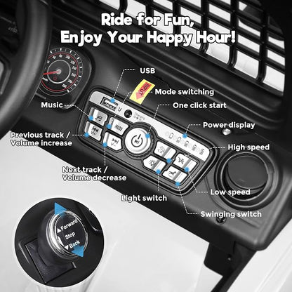 2 Seater Ride on Car, 12V 7AH Electric Car - Image 6
