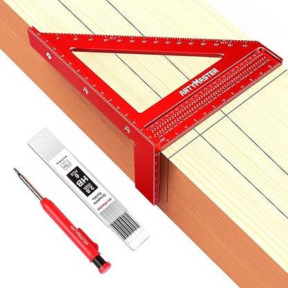 8 inch 3D Multi-Angle Measuring Square Ruler, WT103B High Precision Hole - Image 8